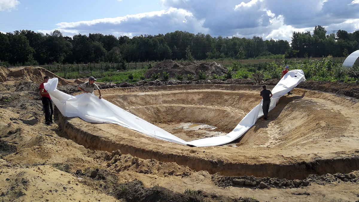 Geotekstilės klojimas ir svarba