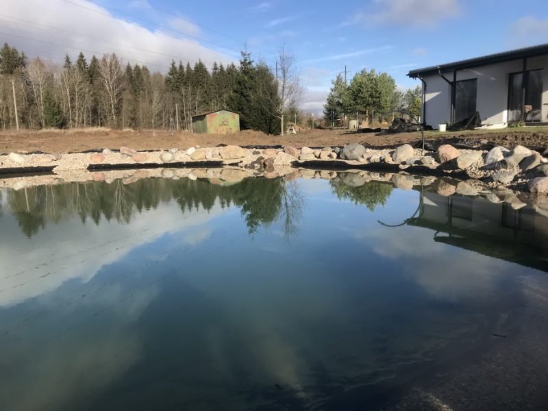 Dekoratyvinio tvenkinio įrengimas